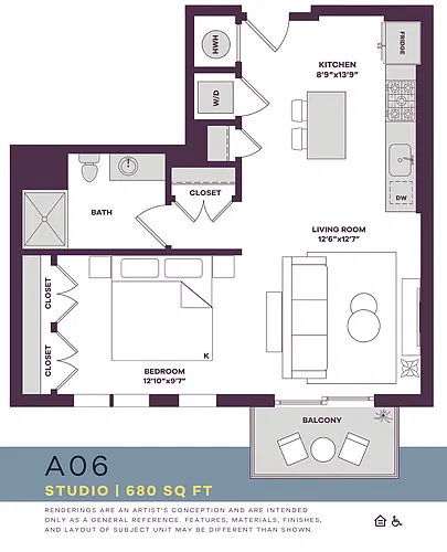 Floor plan A06