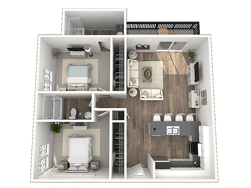 Floor plan Caribe