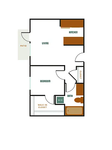 Floor plan 1X1 - C5