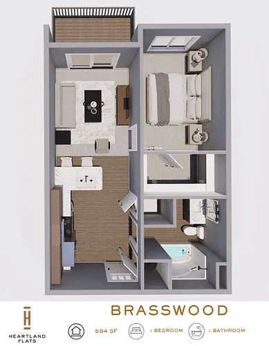 Floor plan Brasswood