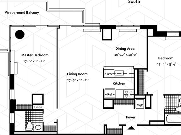 2nd image of 161 W 61st St APT 17G