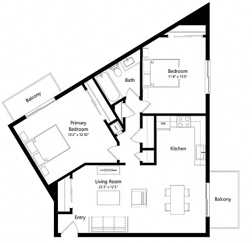 Floor plan B9-P
