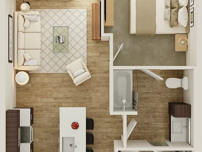 1 Bedroom | 1 Bath | 648 SF 1 Bedroom | 1 Bath | 648 SF