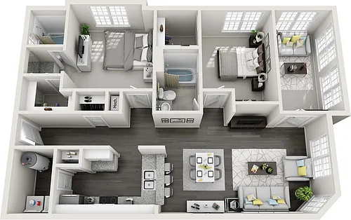 Floor plan 2B