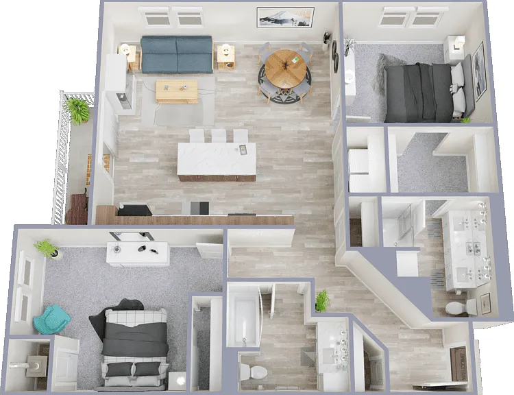 Haven B Floorplan Diagram