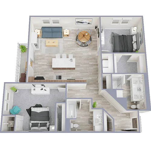 Floor plan Haven B