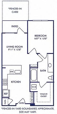 Floor plan Braford with Fenced-in Yard