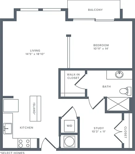 Floor plan S10D Renovated