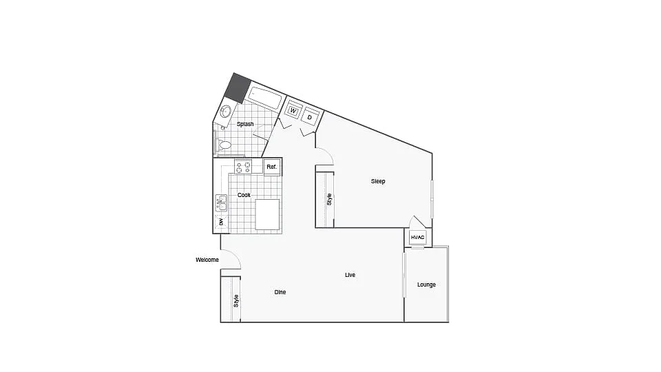 Floor plan Oak Hill