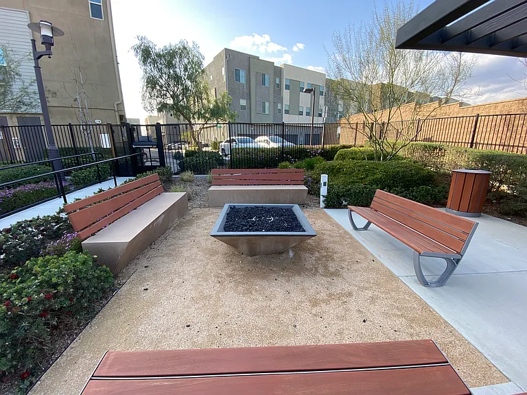firepit. community area.