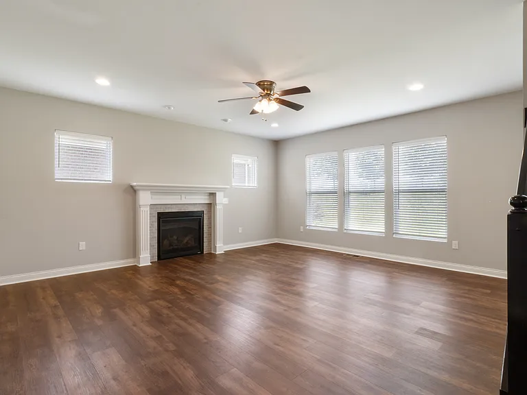 Living room. Fireplace is not workable.