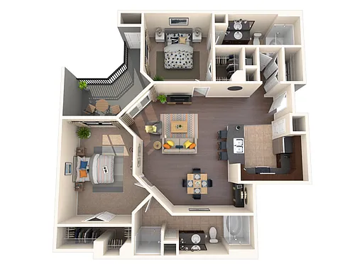 Floor plan The Westheimer