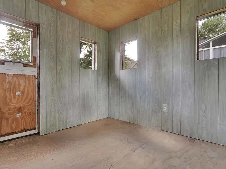 Interior of playhouse