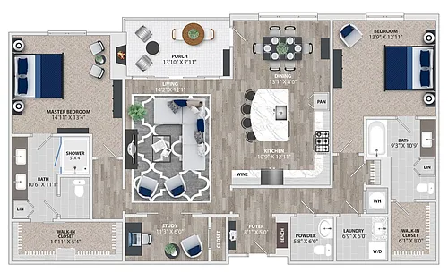 Floor plan B7