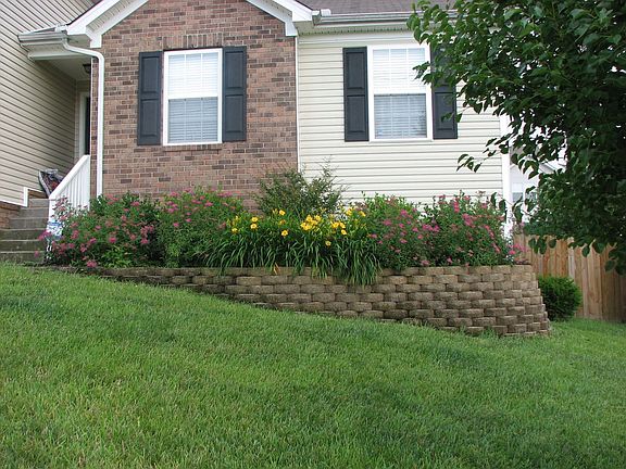 FLOWER BED WAS ADDED