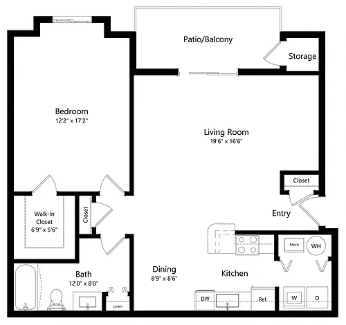 Floor plan The Classic
