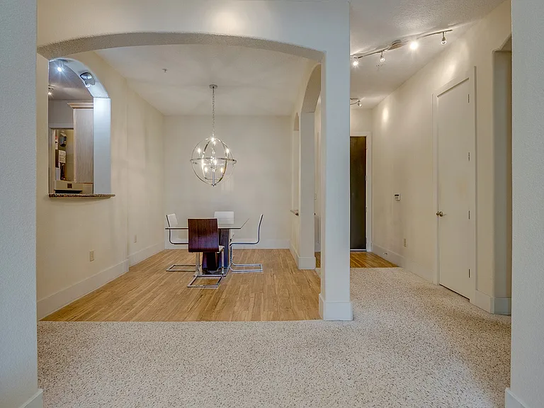 View of dining room from living room