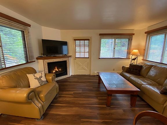 New LVP flooring looking towards windows and river