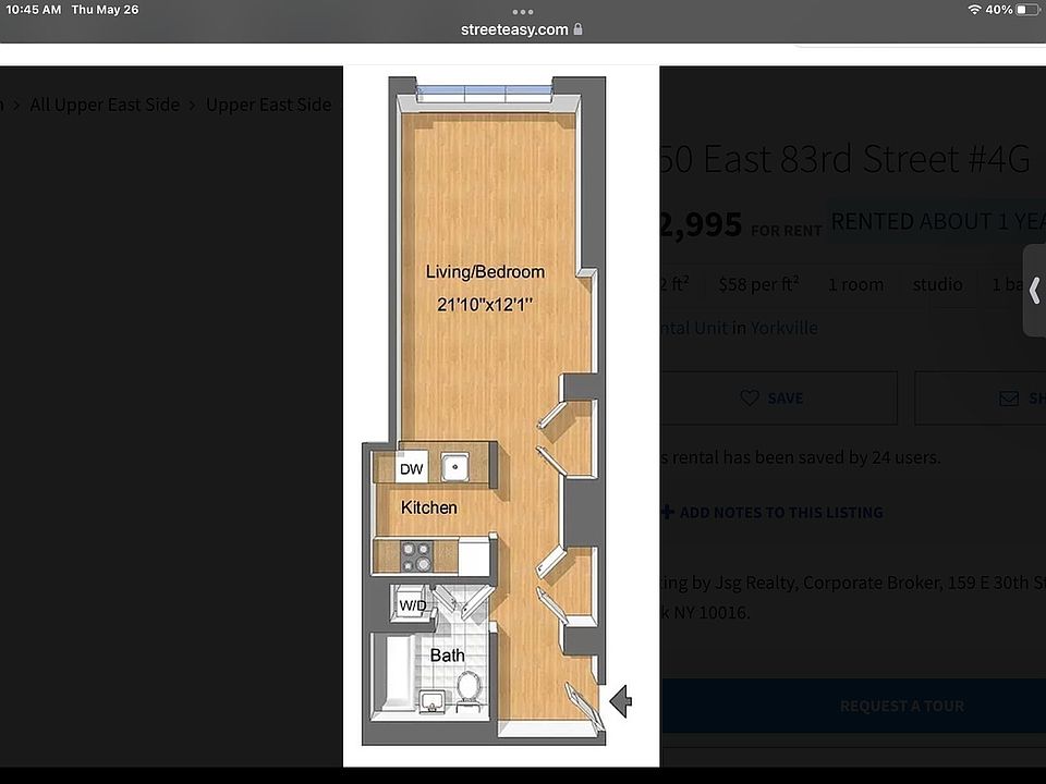 2nd image of 450 E 83rd St APT 3G