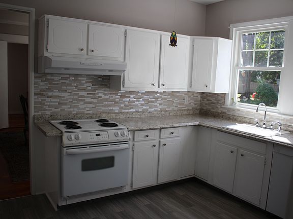 Sunny windows in kitchen