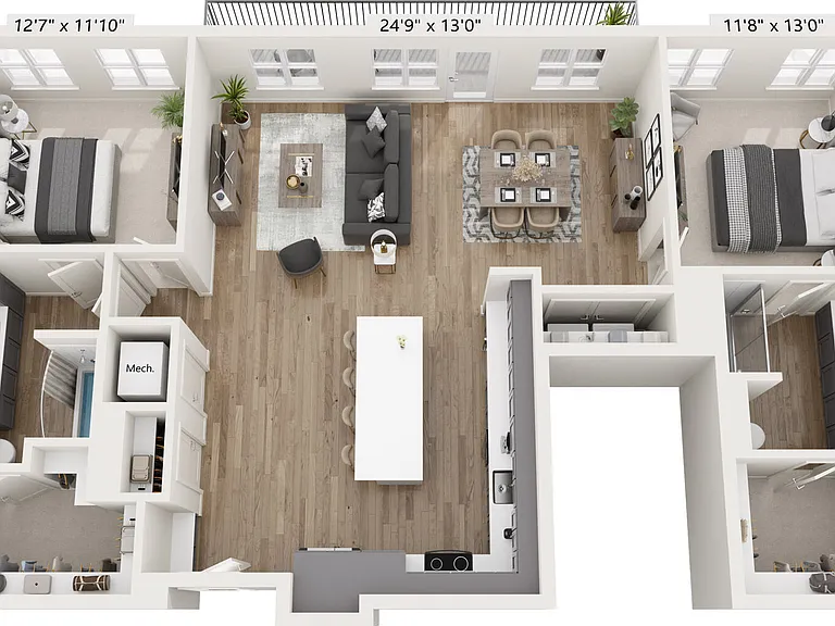 B7 floor plan Lakeshore Pearl