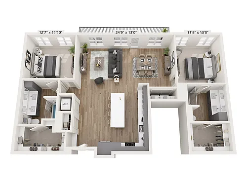 Floor plan B7