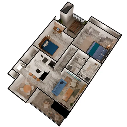 Floor plan B2 Silver