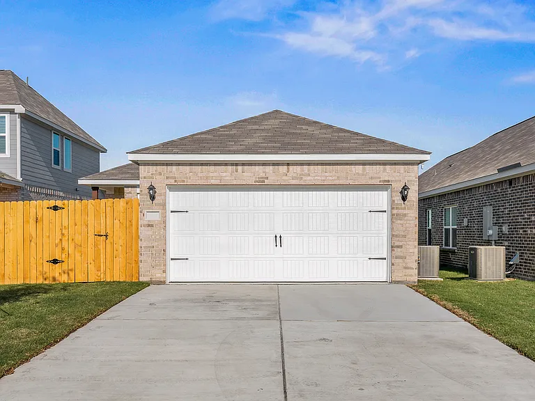 The Orchid has an attached two-car garage.