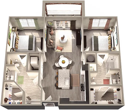 Floor plan B2A