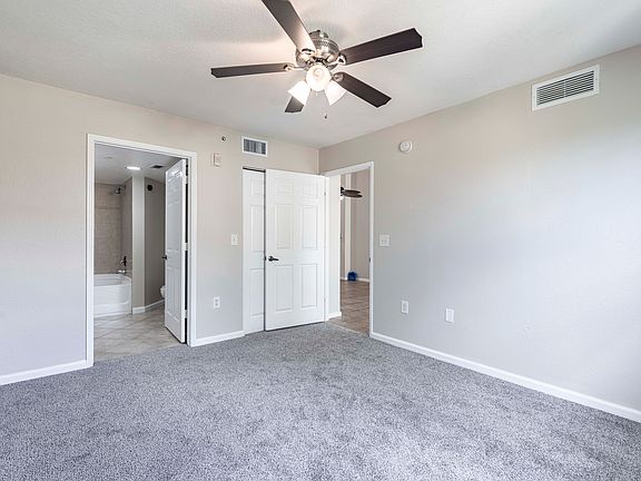 Master Bedroom with view to Master Bath