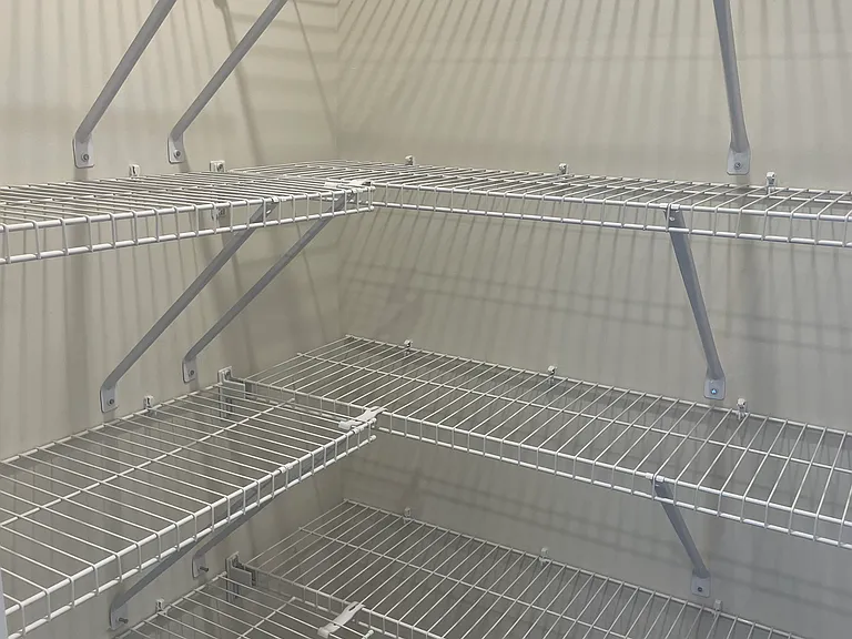 Pantry with light