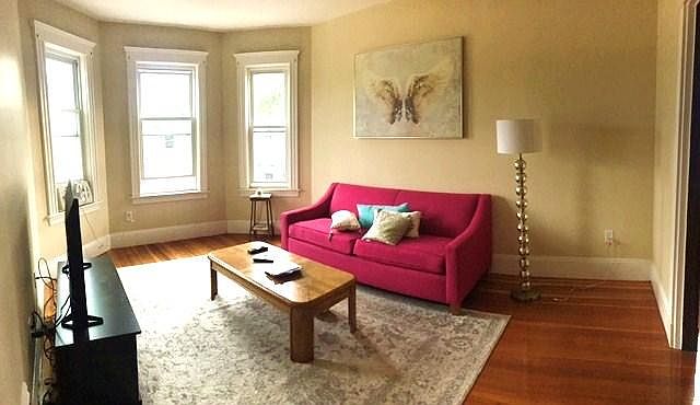 Living room furnished