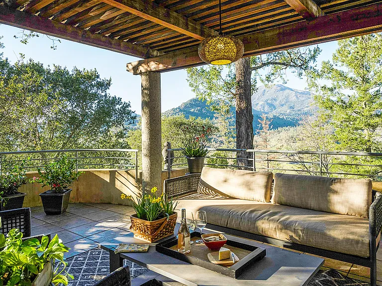 Patio View of Mt. St. Helena