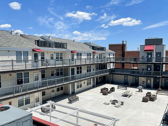 Experience vibrant community living with this open, welcoming courtyard.