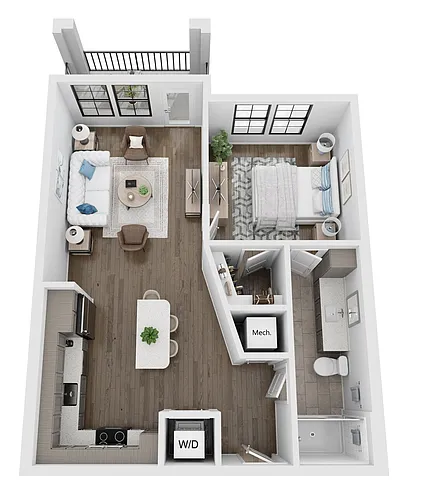 Floor plan Blue Heron