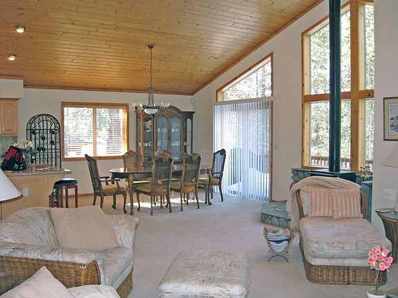 Great room with woodstove