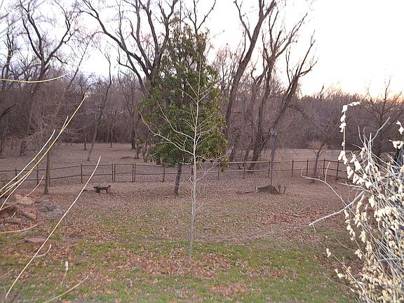 Fenced area for pets