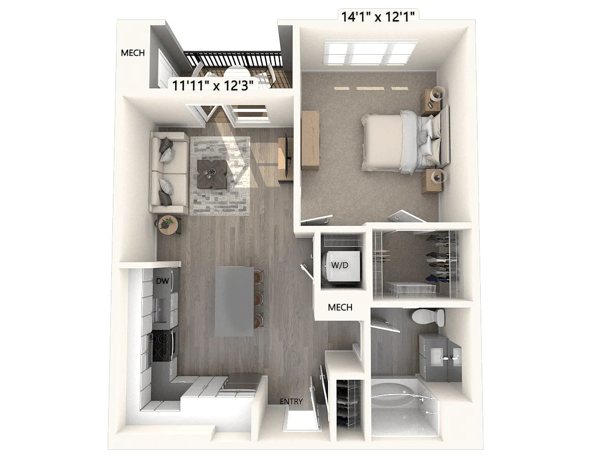 Floor plan A6U