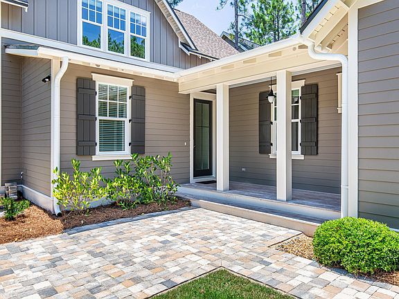 Covered entry with ipe wood decking