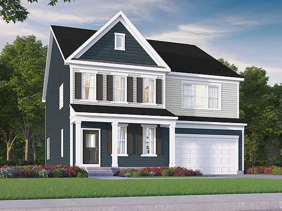 A rendering of elevation 5 of the Beckner II by Brookfield Residential