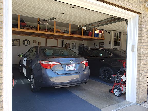 2 car garage with loft for storage