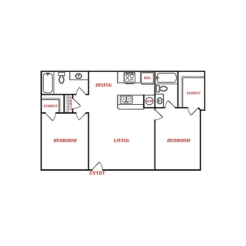 Floor plan B7 Renovated
