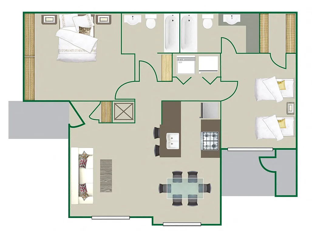 Floor plan B1