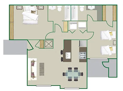 Floor plan B1