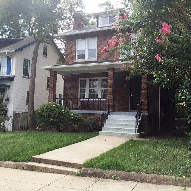 Front of house and lawn