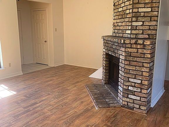 Fireplace/front entry