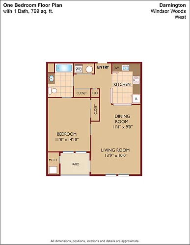 Floor plan $3.24/sq.ft. - The Darnington