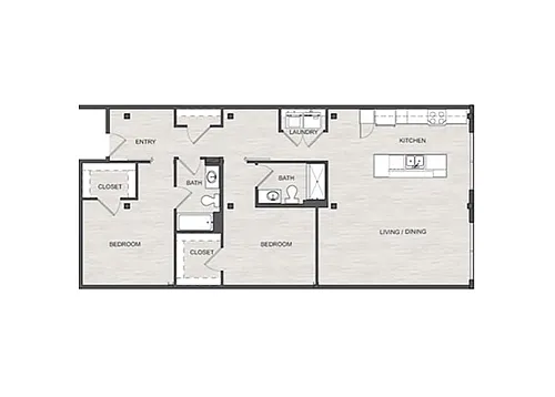 Floor plan 2B