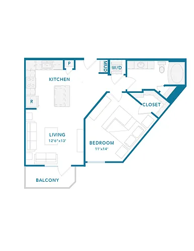 Floor plan A3A
