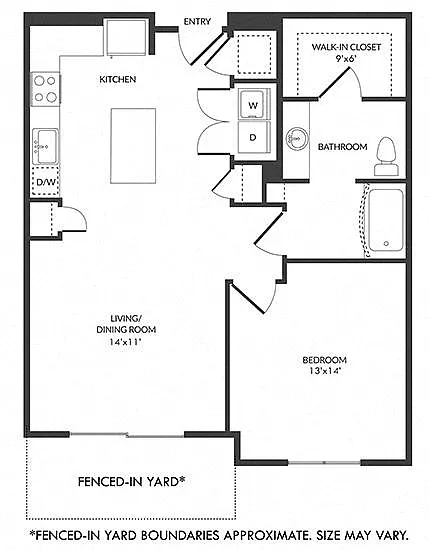 Floor plan Caddo with Fenced-in Yard